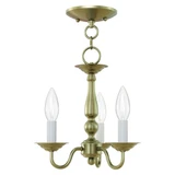 Williamsburgh 3 Light Mini Chandelier by Livex - 5009
