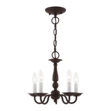 Williamsburgh 5 Light Mini Chandelier by Livex - 5011
