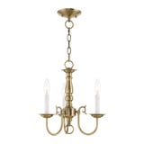 Williamsburgh 3 Light Small Chandelier by Livex - 5013