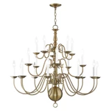 Williamsburgh 20 Light Oversized Chandelier by Livex - 5019