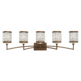 Grammercy 5 Light Vanity Light 42.25 Inch Wide by Livex - 50565