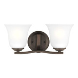 Emmons 2 Light Vanity Light by Generation - 4439002