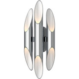Chimes 66W 6 LED Triple Wall Sconce 18 Inch X 7.25 Inch Wide by Sonneman - 2043