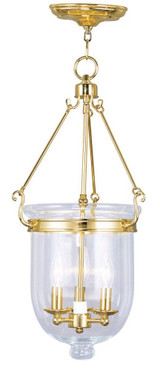 Jefferson 3 Light Mini Chandelier by Livex - 5064