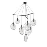 Cantina 9 LED Pendant 19.25 Inch Tall and 57 Inch Wide by Sonneman - 2997