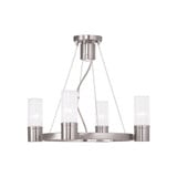 Midtown 4 Light Small Chandelier by Livex - 50694