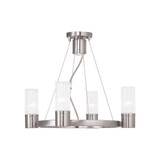 Midtown 4 Light Small Chandelier by Livex - 50694