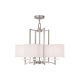 Woodland Park 4 Light Medium Chandelier by Livex - 50705