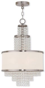 Prescott 3 Light Mini Chandelier by Livex 50783 - 50783