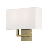 Pierson 2 Light Wall Sconce 13 Inch Wide by Livex - 50990P