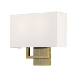 Pierson 2 Light Wall Sconce 13 Inch Wide by Livex - 50990P