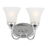 Holman 2 Light Vanity Light by Generation - 44806