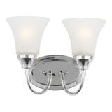 Holman 2 Light Vanity Light by Generation - 44806