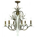 Serafina 4 Light Small Chandelier by Livex - 51004