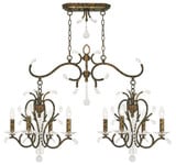 Serafina 6 Light Large Chandelier by Livex - 51006