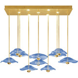 Embark 17 LED Rectangular Pendant 16.5 Inch and 61.75 Inch Wide by Fine Art - 100062