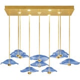 Embark 17 LED Rectangular Pendant 16.5 Inch and 61.75 Inch Wide by Fine Art - 100062