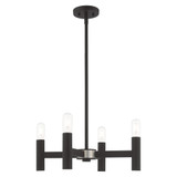 Copenhagen 4 Light Small Chandelier by Livex 51134 - 51134