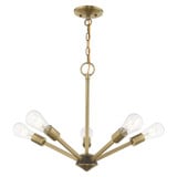 Prague 5 Light Small Chandelier by Livex - 51155