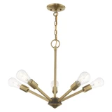 Prague 5 Light Small Chandelier by Livex - 51155
