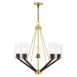 Beckett 5 Light Medium Chandelier by Livex - 51165