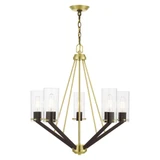 Beckett 5 Light Medium Chandelier by Livex - 51165