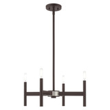 Copenhagen 4 Light Small Chandelier by Livex 51174 - 51174