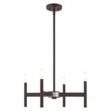 Copenhagen 4 Light Small Chandelier by Livex 51174 - 51174