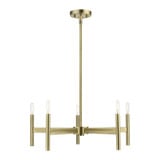 Copenhagen 5 Light Medium Chandelier by Livex 51175 - 51175