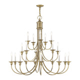 Cranford 20 Light Oversized Foyer Chandelier by Livex - 5140