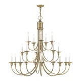 Cranford 20 Light Oversized Foyer Chandelier by Livex - 5140