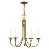 Cranford 5 Light Medium Chandelier by Livex - 5145