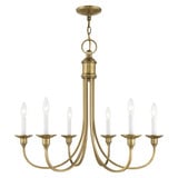 Cranford 6 Light Medium Chandelier by Livex - 5146