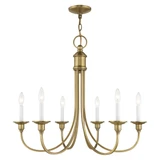 Cranford 6 Light Medium Chandelier by Livex - 5146