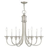 Cranford 8 Light Large Chandelier by Livex - 5148