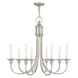 Cranford 8 Light Large Chandelier by Livex - 5148