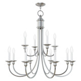 Cranford 12 Light Large Chandelier by Livex - 5149