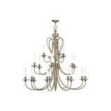Caldwell 6 Light Large Chandelier by Livex - 5166