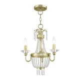 Valentina 3 Light Small Chandelier by Livex - 51843
