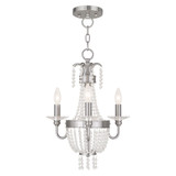 Valentina 3 Light Small Chandelier by Livex - 51843