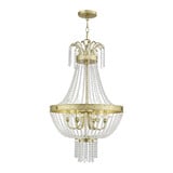 Valentina 6 Light Small Chandelier by Livex - 51856