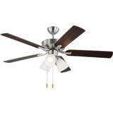 Linden 5 Blade Dual Mount Ceiling Fan 52 Inch W by Generation - 5LD52