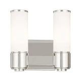 Weston 2 Light ADA Vanity Light 10 Inch Wide by Livex - 52102