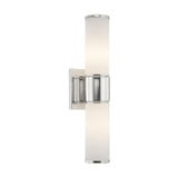 Weston 2 Light ADA Vanity Light 16.5 Inch Wide by Livex - 52122