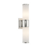 Weston 2 Light ADA Vanity Light 16.5 Inch Wide by Livex - 52122