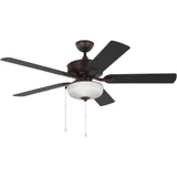 Linden 5 Blade Outdoor Ceiling Fan with Light Kit 52 Inch W by Generation - 5LDO52
