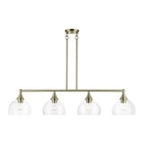 Glendon 4 Light Elegant Linear Chandelier by Livex - 53644
