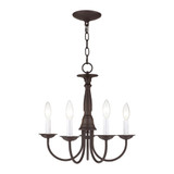 Home Basics 5 Light Small Chandelier by Livex - 6030