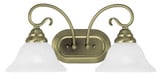 Coronado 1 Light Vanity Light by Livex - 6101