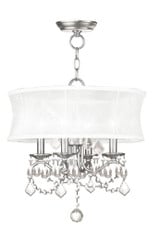 Newcastle 4 Light Small Chandelier by Livex - 6304